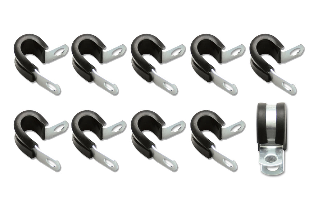 VIBRANT PERFORMANCE 17192 Cushion Clamps for 1/2in (-8AN) Hose - Pack of 10