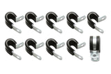 VIBRANT PERFORMANCE 17194 Cushion Clamps for 3/4in (-12AN) Hose Pack of 10