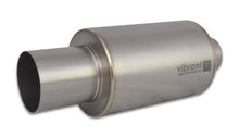 Load image into Gallery viewer, VIBRANT PERFORMANCE 17563 Muffler with Straight Cu t Natural Tip 3in Inlet