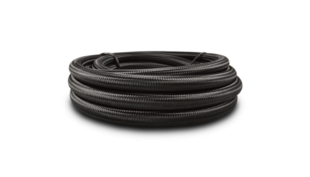 VIBRANT PERFORMANCE 19036 150ft Roll of Black Nylo Braided Hose -6AN