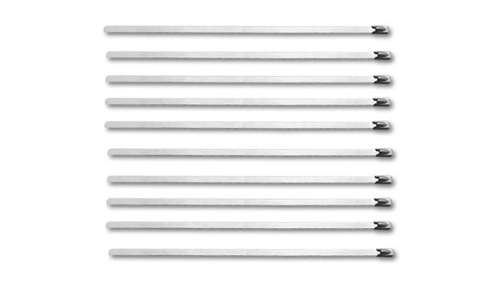VIBRANT PERFORMANCE 25898 Stainless Steel Cable Ti es 14.5in long 10 Pack
