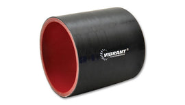 VIBRANT PERFORMANCE 2708 2 1/4in Long Silicone Straight Hose Black