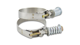 VIBRANT PERFORMANCE 27832 Stainless Spring Loaded T-Bolt Clamps 3.53-3.83