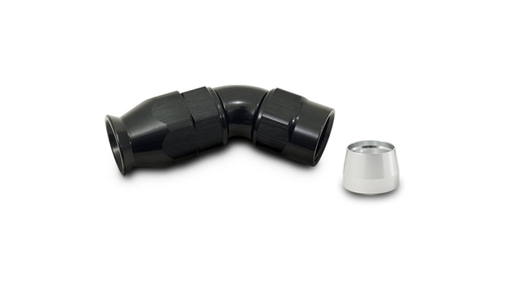 VIBRANT PERFORMANCE 28416 45 Degree Hose Fitting for PTFE Lined Hose