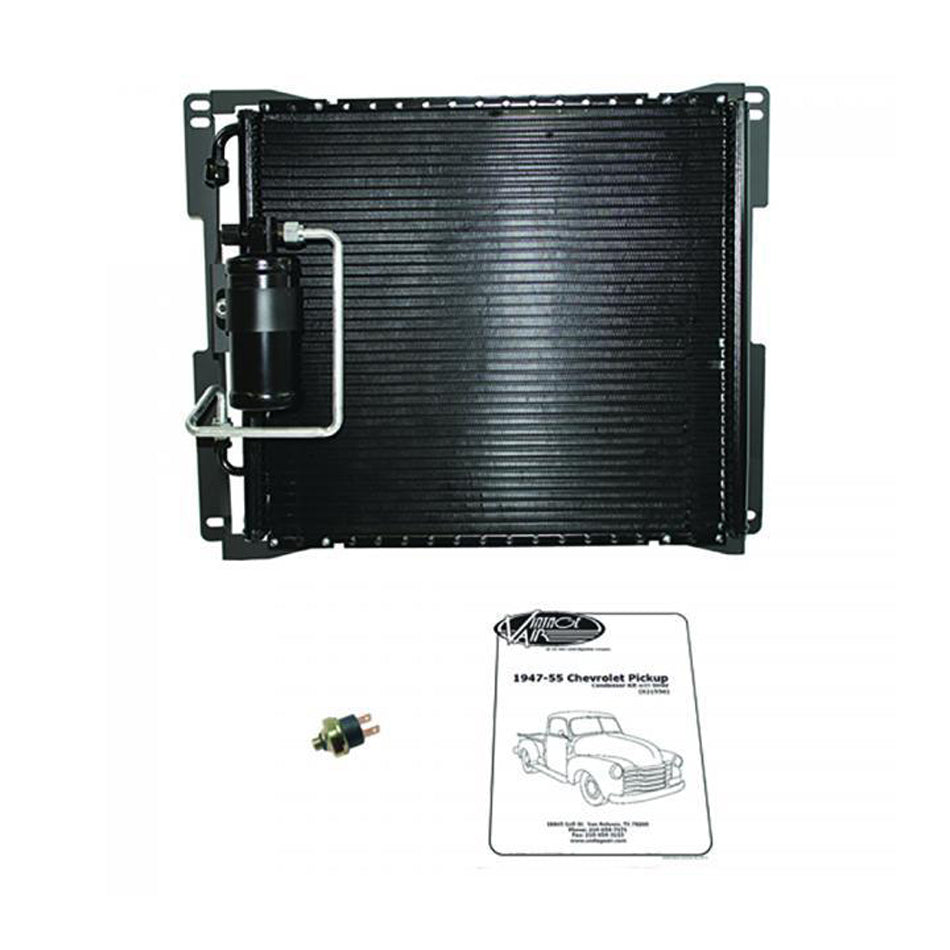 VINTAGE AIR 021550 47-55 Chevy P/U SureFit Condenser Kit w/Drier