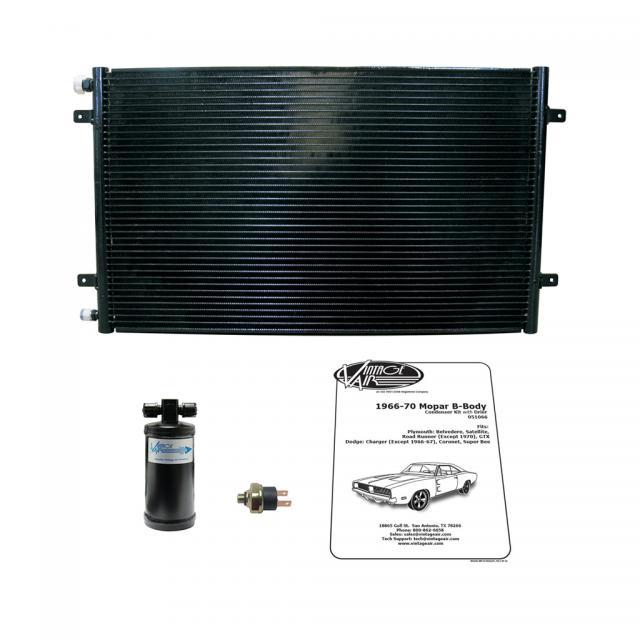 VINTAGE AIR 051066 66-70 Mopar B-Body Condenser w/Drier