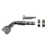 VINTAGE AIR 347122 Vintage Air 347122 45-Degree 10 AN E-Z Clip to 10 AN Female O-Ring Hose End Fitting