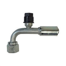 VINTAGE AIR 355320 Vintage Air 355320 8AN 90-Degree Female Hose End Fitting for AC Refrigerant