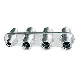 VINTAGE AIR 386600-MBA 4 Way Inline Bulkhead #6 & #10 O-Ring