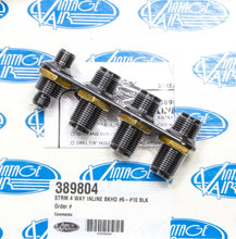 Load image into Gallery viewer, VINTAGE AIR 389804 4-Way In Line Bulkhead #6 and #10 O-Ring