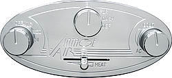 VINTAGE AIR 48104-RHQ Gen II Streamline Contrl Panel