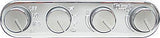 VINTAGE AIR 491200-RUA Streamline 4 Knob Control Panel
