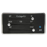 VINTAGE AIR 491230 3 Lever Panel Gen IV Polished