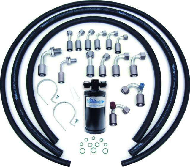 VINTAGE AIR 548000 Vintage Air Hose Kit with Beadlock Fittings and Drier - Part 548000