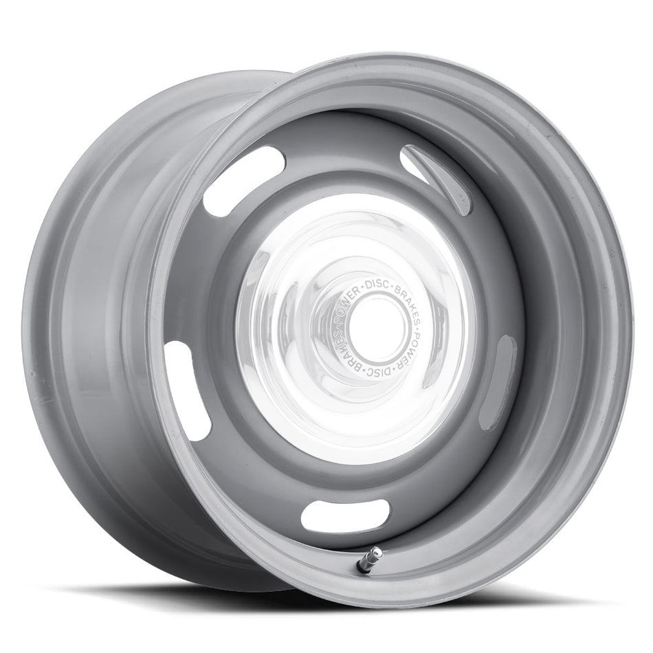 VISION WHEEL 55-5504 Wheel 15X5 5-4.5/4.75 Si lver Rally Vision
