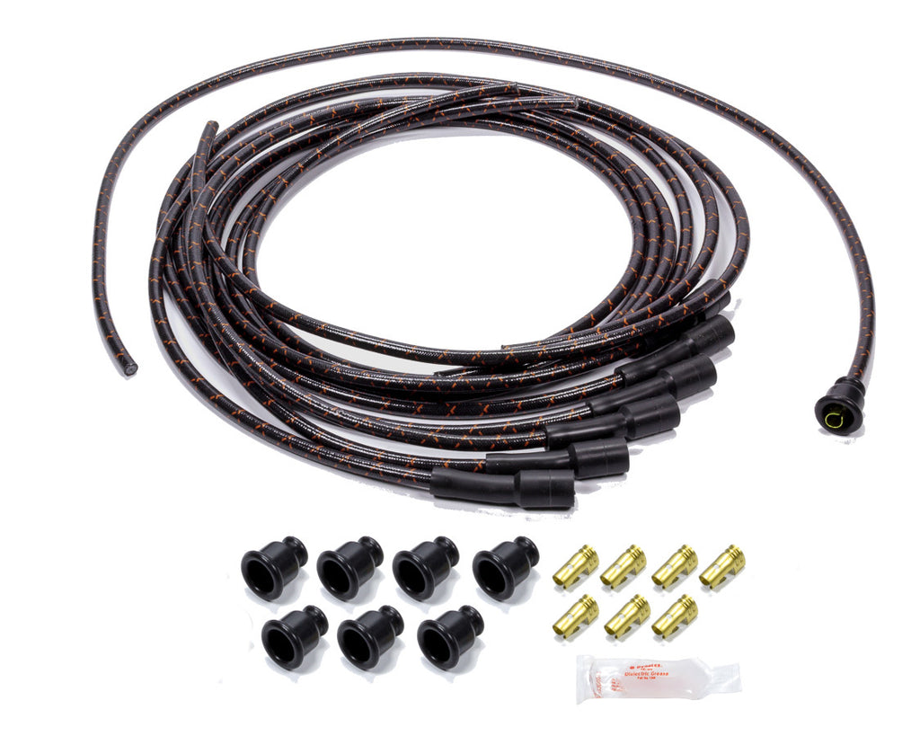VINTAGE WIRES 4001166100 Ignition Cable Set Unive rsal 180deg Spark Plug