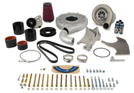 VORTECH 4GP218-050L VORTECH SBC Carb Supercharger Kit 4GP218-050L for Small Block Chevy - Centrifugal Style, Natural Finish