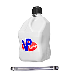 VP RACING 3520-CA Motorsports Jug 5.5 Gal White Square w/Hose