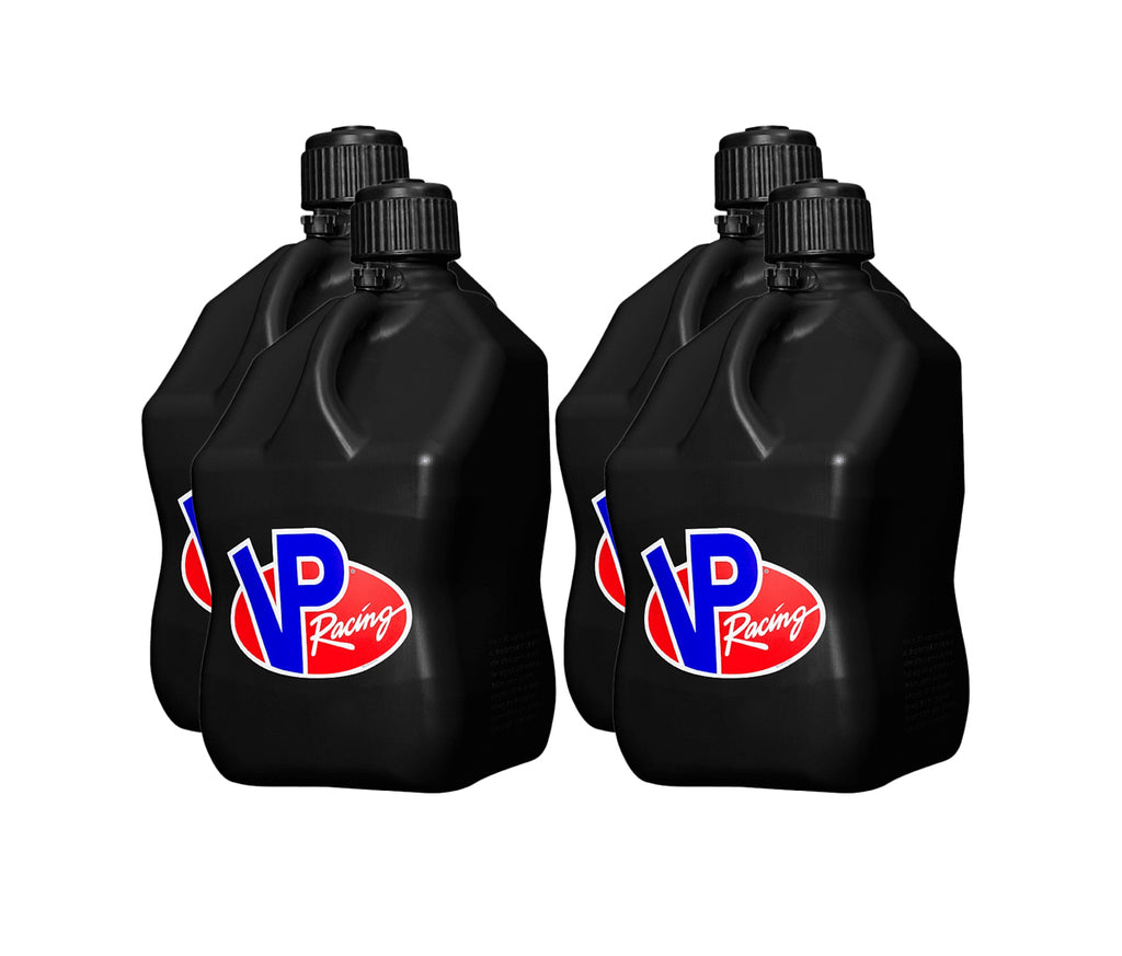 VP RACING 3582-CA-CASE Motorsports Jug 5.5 Gal Black Square (Case 4)