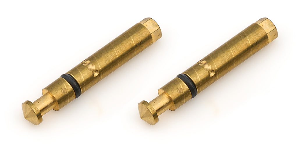 WILLYS CARB WCD20 WILLYS CARB WCD20 A2 Primary Metering Block Valves for 4BBL Carburetors, Alcohol, Brass Pair