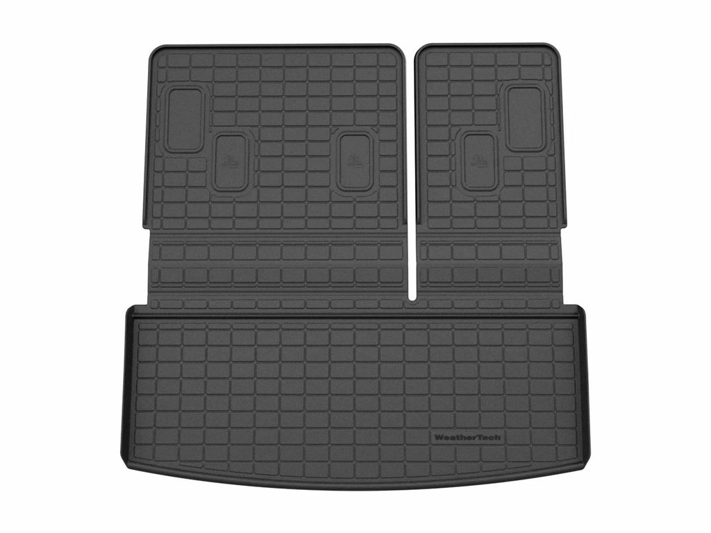 WEATHERTECH 401716IM WeatherTech 401716IM Cargo Liner for 2021-2026 GM Full-Size SUVs, Behind 3rd Row, Black Textured Plastic