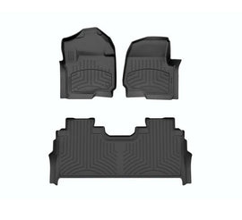 WEATHERTECH 441012-1-6IM WeatherTech 441012-1-6IM HP Floor Liners for 2023-2026 Ford Full-Size Truck Crew Cab, Front and Second Row, Black
