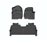 WEATHERTECH 441012-1-6IM WeatherTech 441012-1-6IM HP Floor Liners for 2023-2026 Ford Full-Size Truck Crew Cab, Front and Second Row, Black
