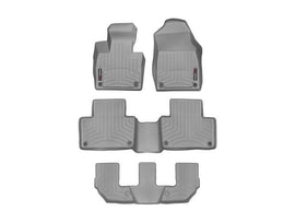 WEATHERTECH 4617821-461696-6-4 WeatherTech Front and Rear Floor Liners for Jeep Grand Cherokee L (2022-2025) - Black Textured Plastic