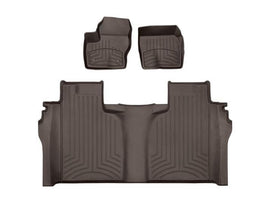 WEATHERTECH 471436-1-2IM WeatherTech 471436-1-2IM HP Floor Liner for 2019-2026 GM Full-Size Truck Crew Cab, Front and 2nd Row, Cocoa