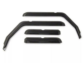 WEATHERTECH 82922IM WeatherTech Dark Tint Side Window Deflectors for Jeep Gladiator and Wrangler JL (Part #82922IM)