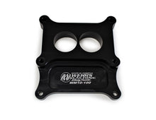 Load image into Gallery viewer, WEHRS MACHINE WM10-100 Carb Adapter 2bbl to 4bbl Holey 1in Thick