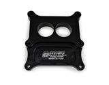WEHRS MACHINE WM10-100 Carb Adapter 2bbl to 4bbl Holey 1in Thick