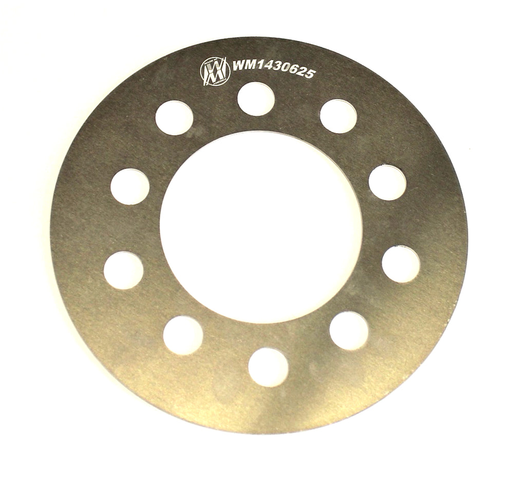 WEHRS MACHINE WM1430625 SMALL 5 ALUMINUM WHEEL SPACER 1/16 IN THICK