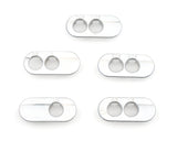 WEHRS MACHINE WM194 WEHRS MACHINE Rack Slug Kit WM194 for Steering Rack Adjustment, 0 to 1/2 Inch, Aluminum, Clear Anodized Finish