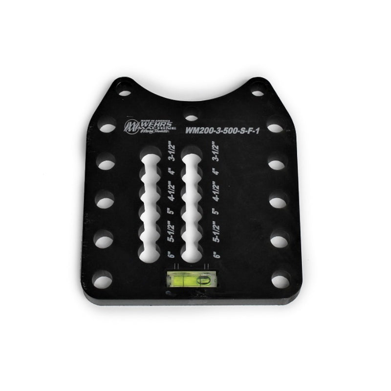 WEHRS MACHINE WM200-3-500-S-F-1 Shock Plate Dbl Slot 1/2in Holes