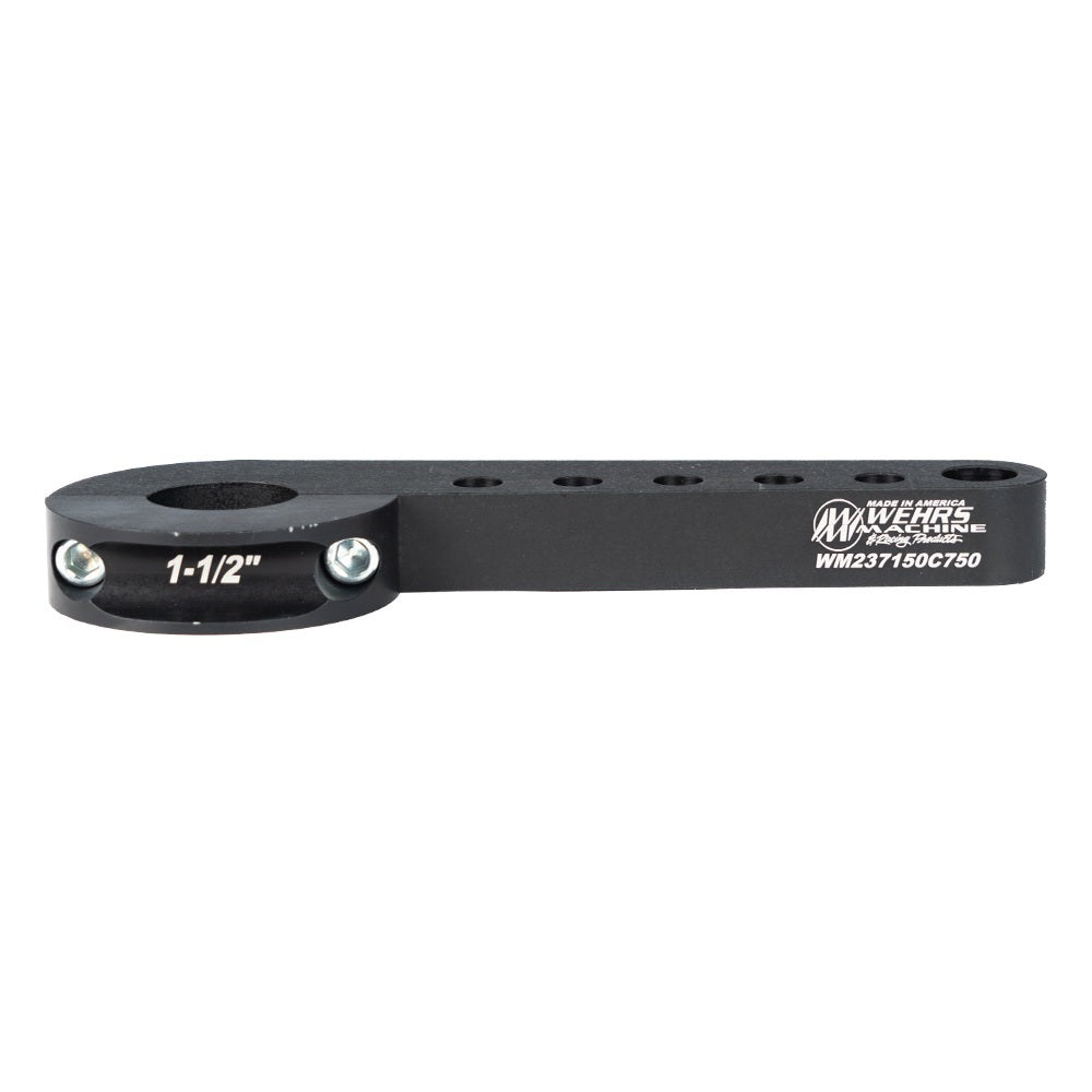 WEHRS MACHINE WM237150C750 WEHRS MACHINE WM237150C750 Steering Column Bracket for 1-1/2-Inch Diameter Tubes, 7-Inch Length, Black Anodized Aluminum Clamp