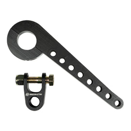 WEHRS MACHINE WM23912175C750 WEHRS MACHINE Steering Mount for 1-3/4 inch Tube, 9-1/2 inch Length, Aluminum Black Anodized - Part WM23912175C750