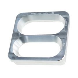 WEHRS MACHINE WM301TB-1.200-1.400 WEHRS MACHINE Carb Insert Twin Blade 1 Inch Tall, 1.200-1.400 Inch Width - Aluminum Restrictor Plate