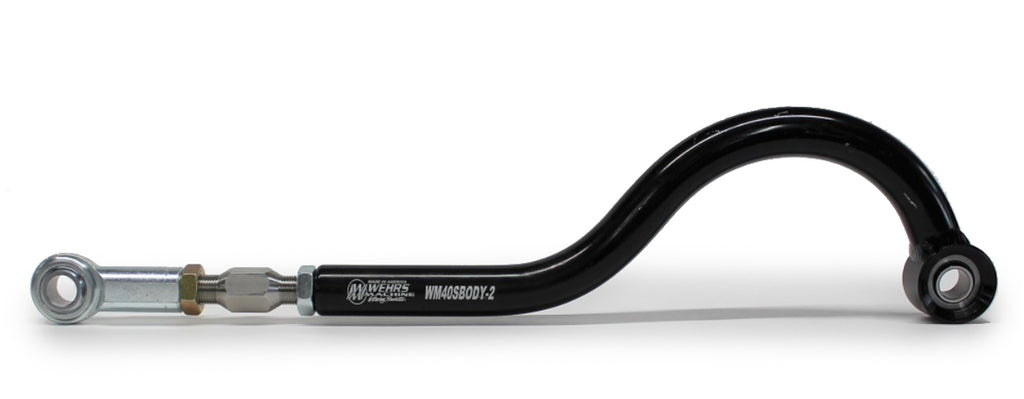 WEHRS MACHINE WM40S21-23 J-Bar Panhard Bar 21in to 23in Steel 4in Drop