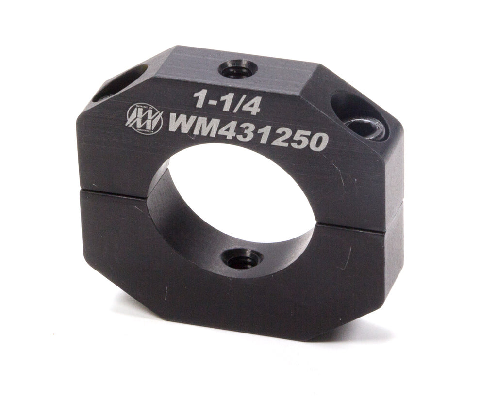 WEHRS MACHINE WM431250 Accessory Clamp 1-1/4in Aluminum 1/4-20 Holes