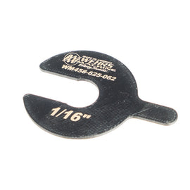 WEHRS MACHINE WM458-625-062 WEHRS MACHINE Bump Stop Packer Shim 0.063 in Thick for 5/8 in Shaft - Black Plastic