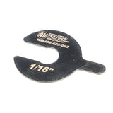 WEHRS MACHINE WM458-625-062 WEHRS MACHINE Bump Stop Packer Shim 0.063 in Thick for 5/8 in Shaft - Black Plastic