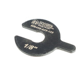 WEHRS MACHINE WM458-625-125 WEHRS MACHINE Bump Stop Packer Shim 0.125 inch Thickness - 5/8 inch Shaft - Black Plastic