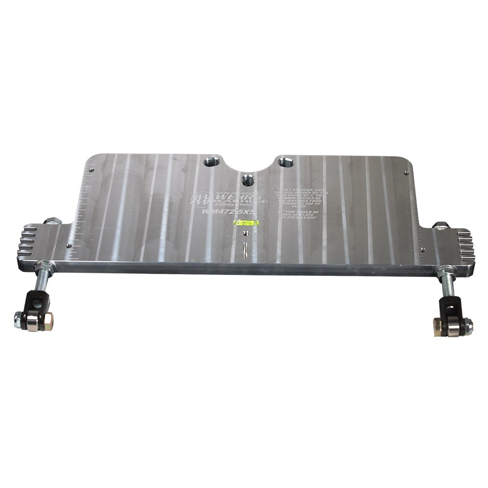 WEHRS MACHINE WM472-5X5 Set Up Plate for 5x5 Pattern