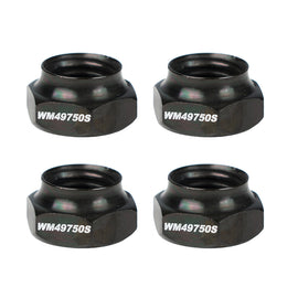 WEHRS MACHINE WM49750S WEHRS MACHINE WM49750S 3/4-10 Steel Jam Nuts, Black Zinc Oxide, Set of 4