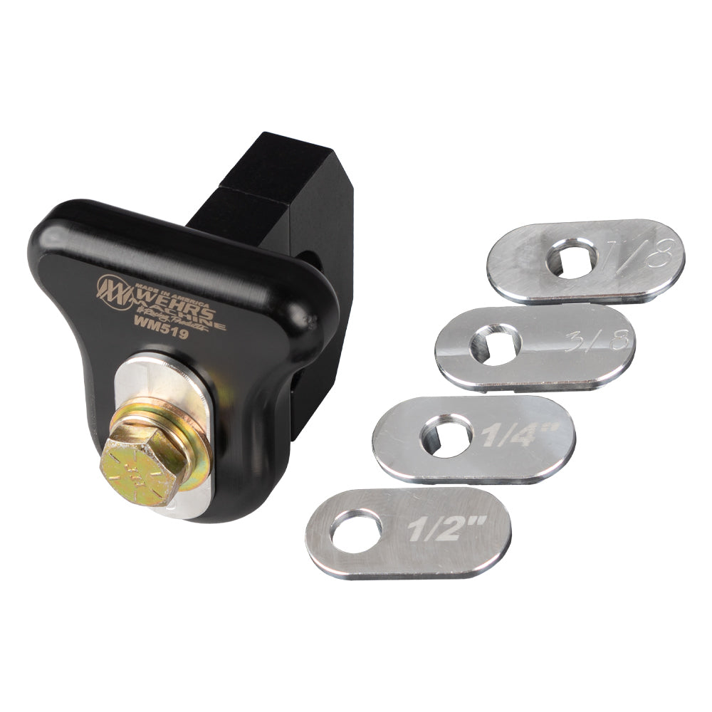 WEHRS MACHINE WM519-1500 Wehrs Machine WM519-1500 Underrail Limiter, Right Rear, Adjustable for 1-1/2 Inch Tube