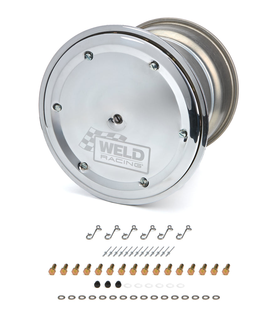WELD RACING 559-5455-6 15 X 14 Wide 5 XL 5in BS Bead-Loc 14.2 lbs w/Cvr