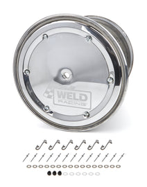 WELD RACING 559-5465-6 15x14 Wide 5 XL 5in BS w/Inner B/L & Outer Cvr