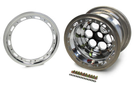 WELD RACING 734B-10823 10x8 27 Spline 3in BS w/ Beadlock Black