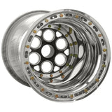WELD RACING 735B-51748K-6 15x17 Blk Magnum Sprint Wheel 8in BS DB